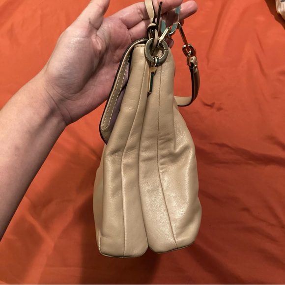 Coach Beige Madison Shoulder Bag - Picture 8 of 16